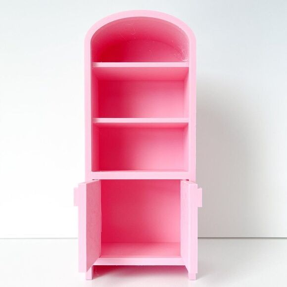 Armoire for Dolls 1:6 Scale Baby Pink Furniture 12” Barbie Integrity Blythe - Picture 7 of 7